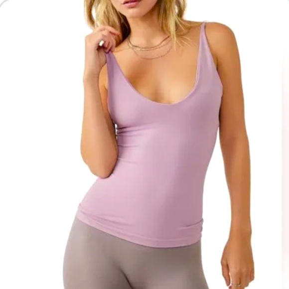 Intimately Free People | Seamless V-Neck Cami M/L Purple NWOT - Picture 2 of 9